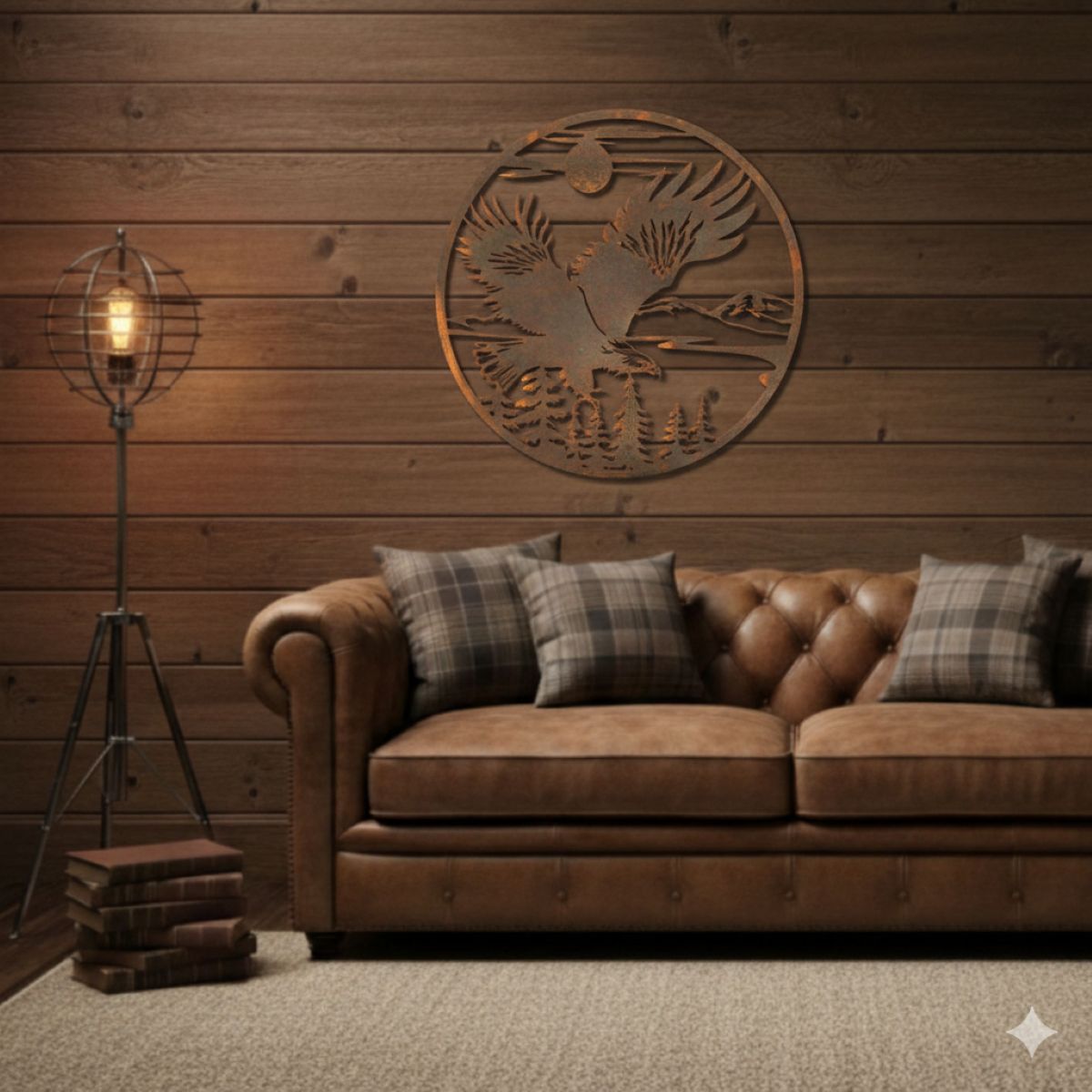 Majestic Eagle - Large wall circle