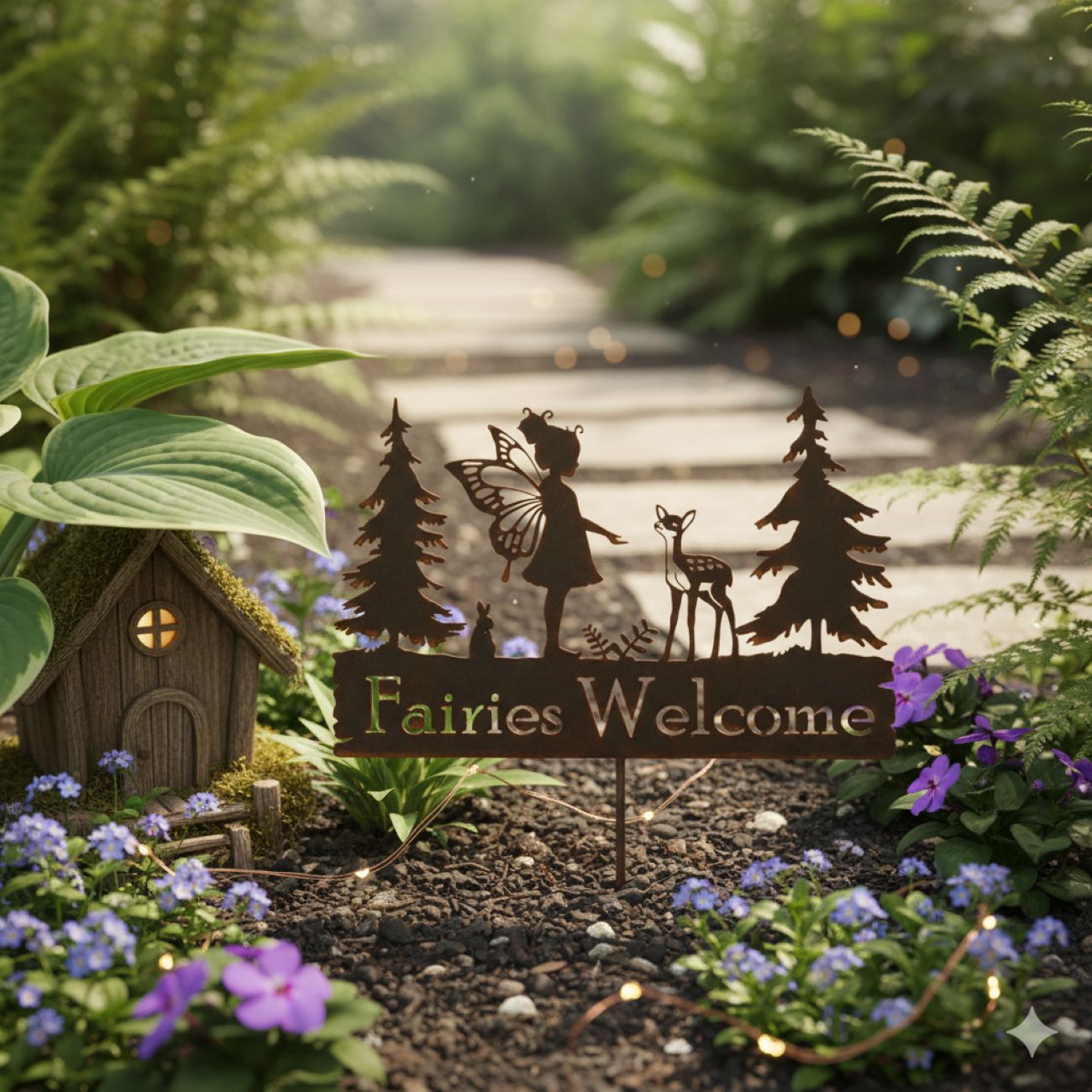 Fairies Welcome sign