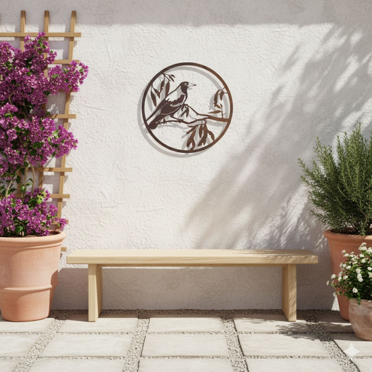 Magpie Single - Medium wall circle