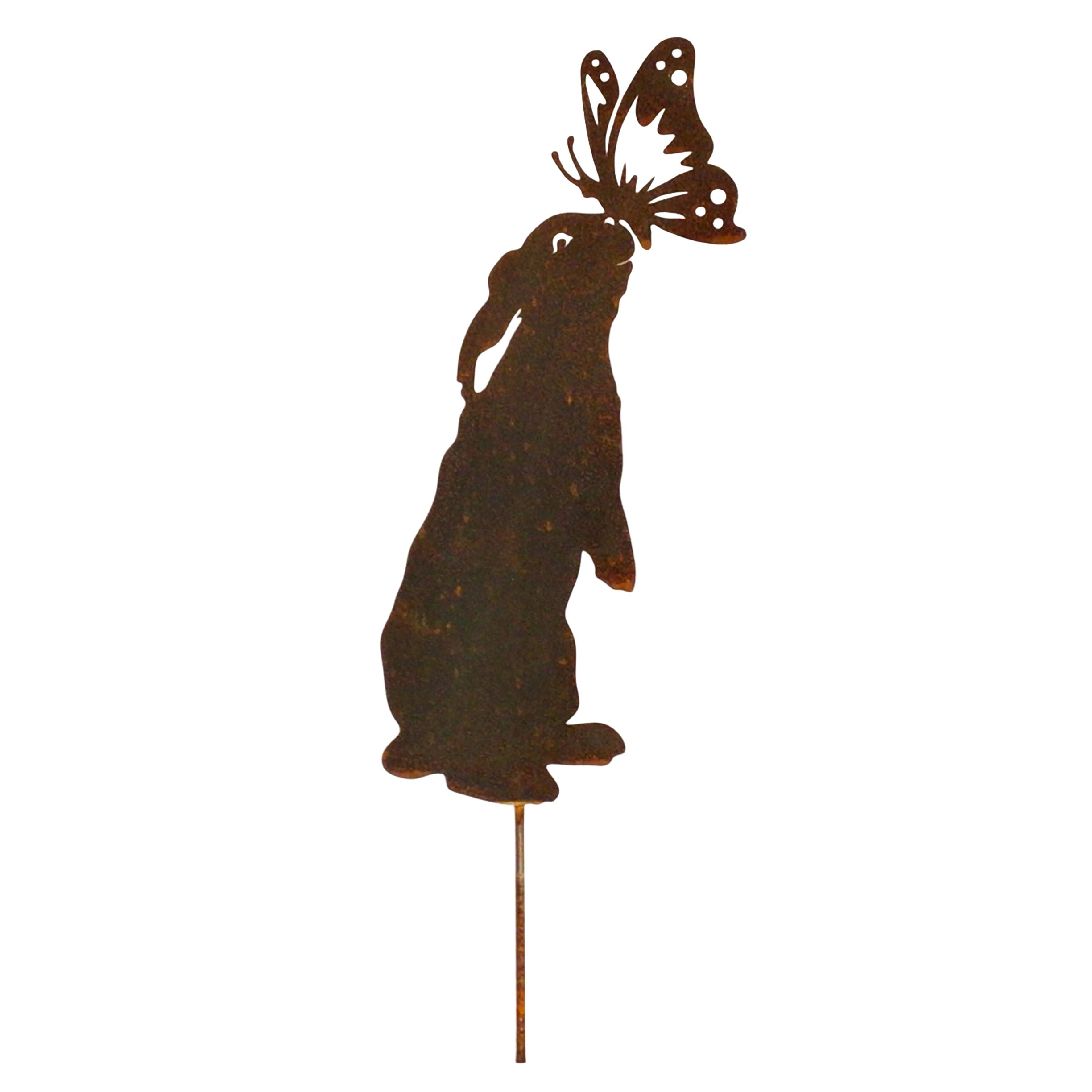 Rabbit Lop-eared with Butterfly