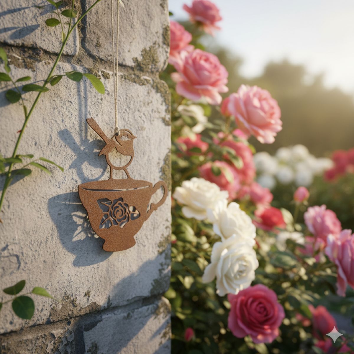 Fairy Wren on a Teacup