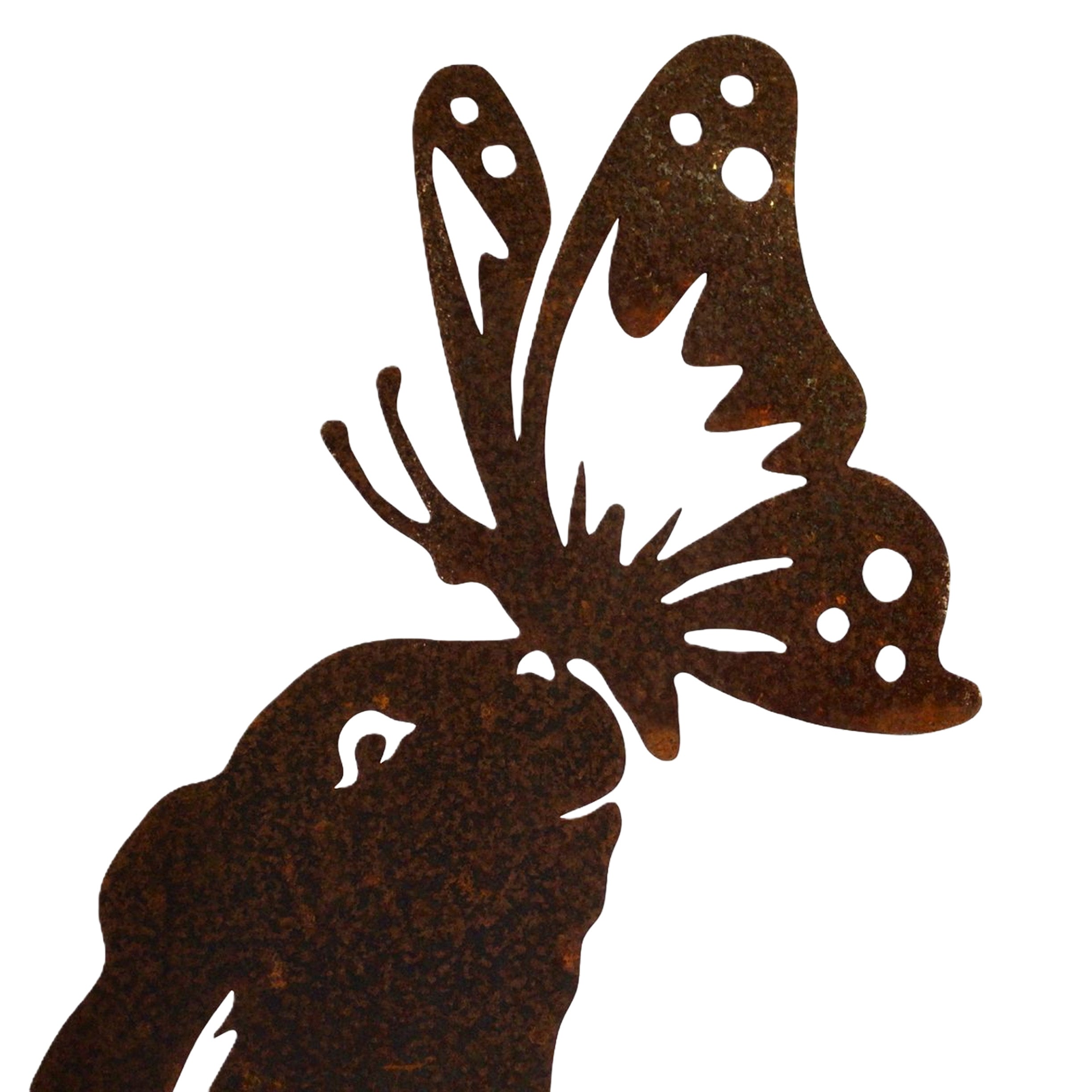 Rabbit Lop-eared with Butterfly