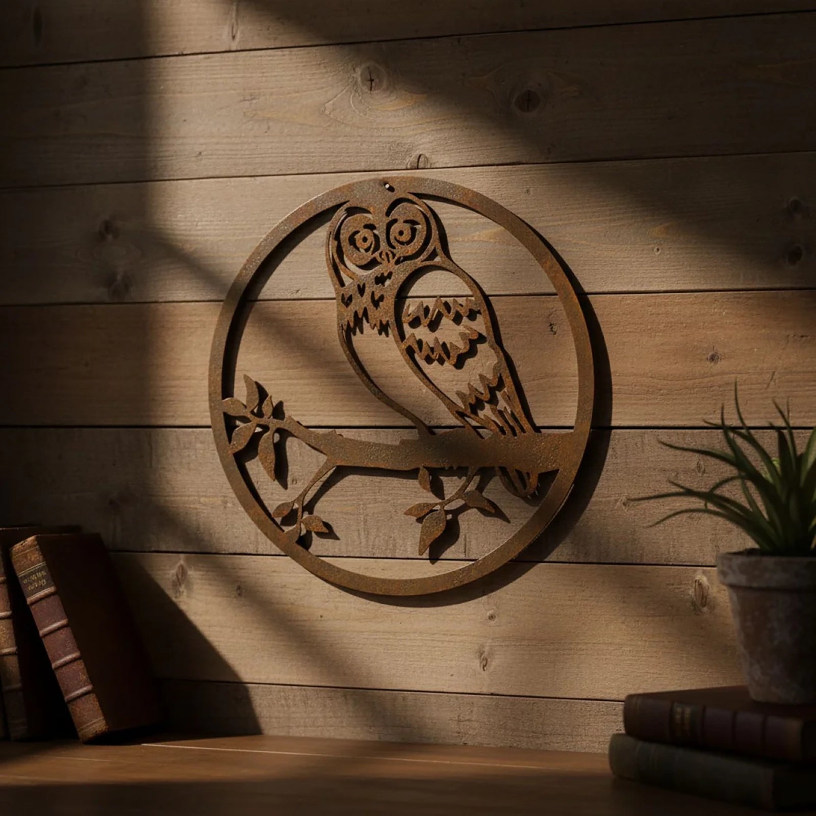 Barn Owl - Medium wall circle