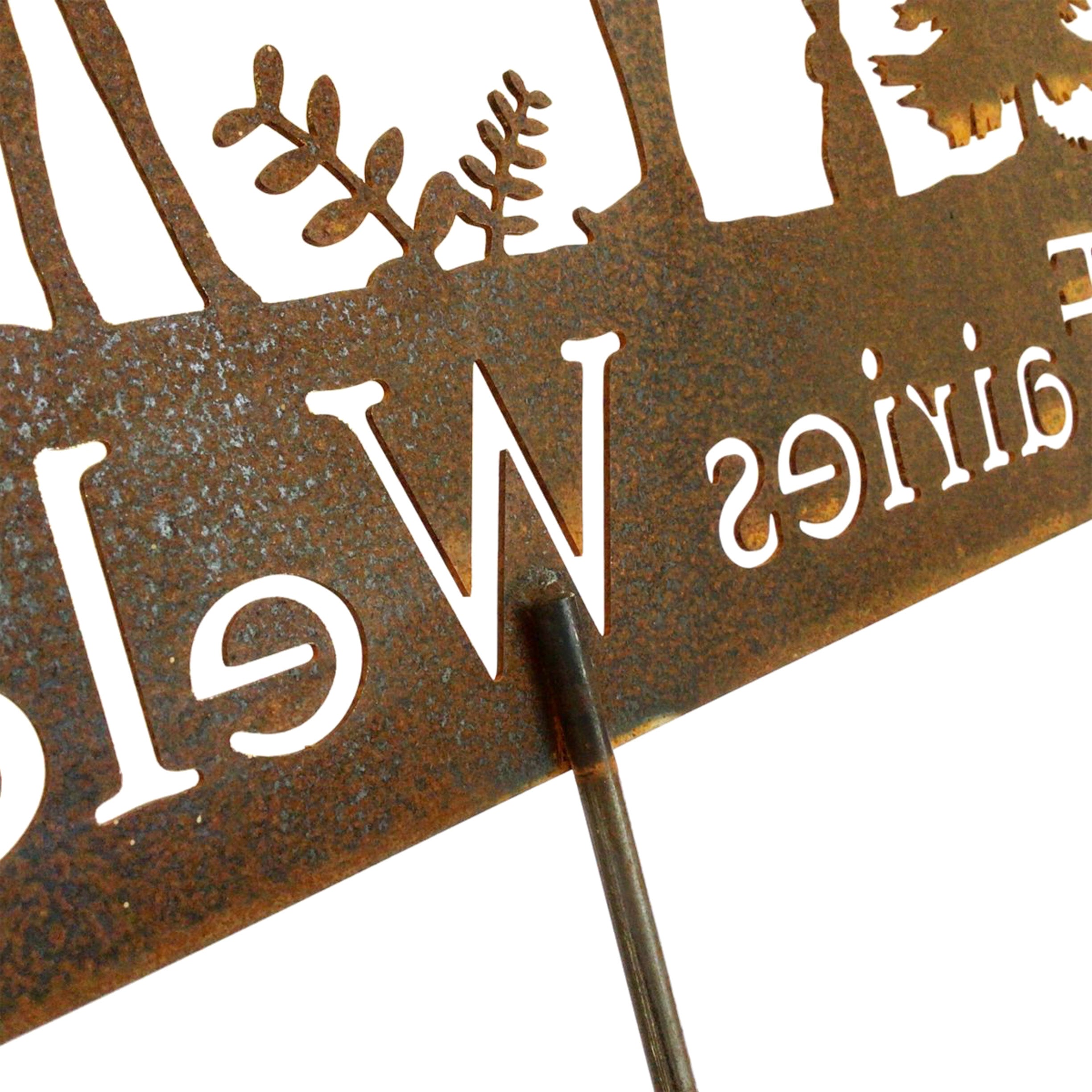 Fairies Welcome sign