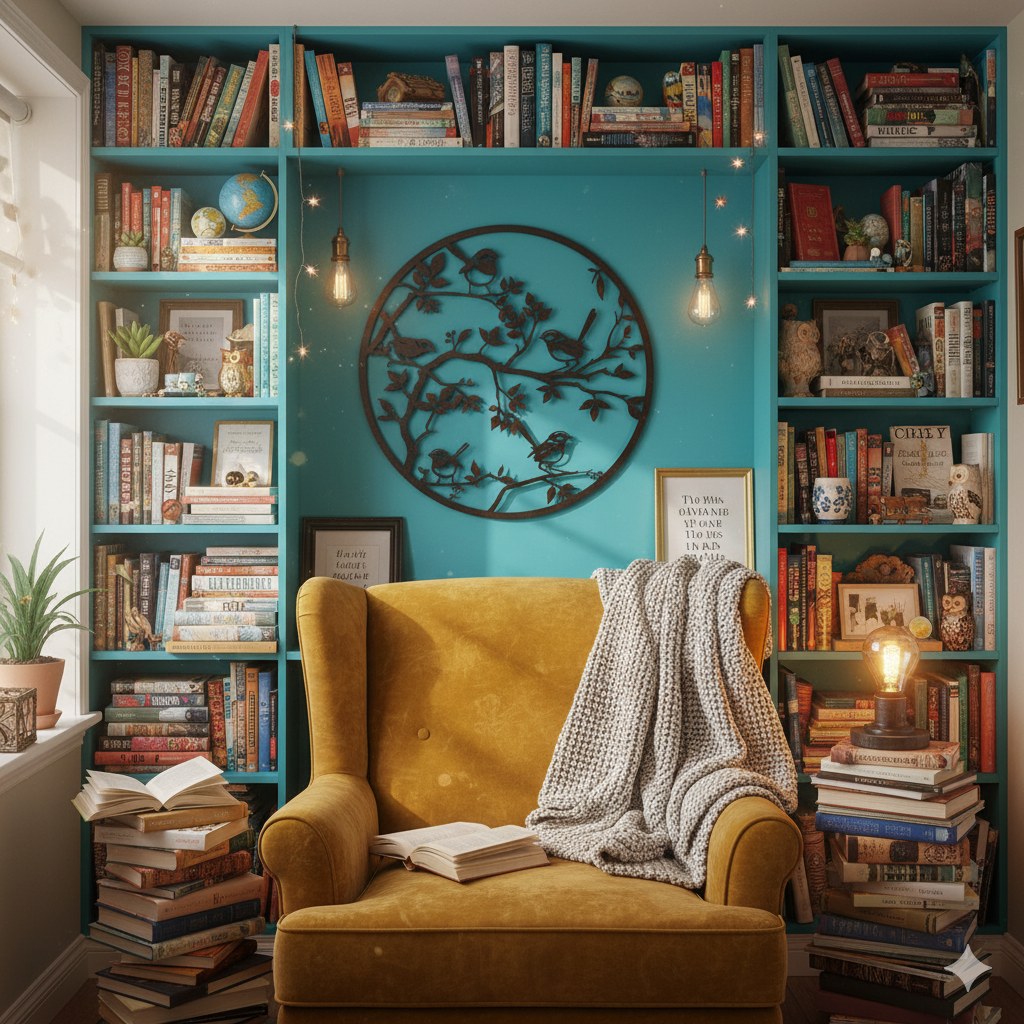 Wren Family - Large wall circle