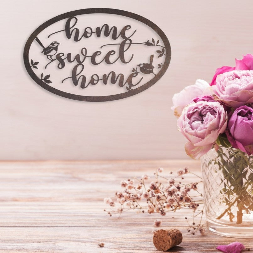 Home Sweet Home Wren sign