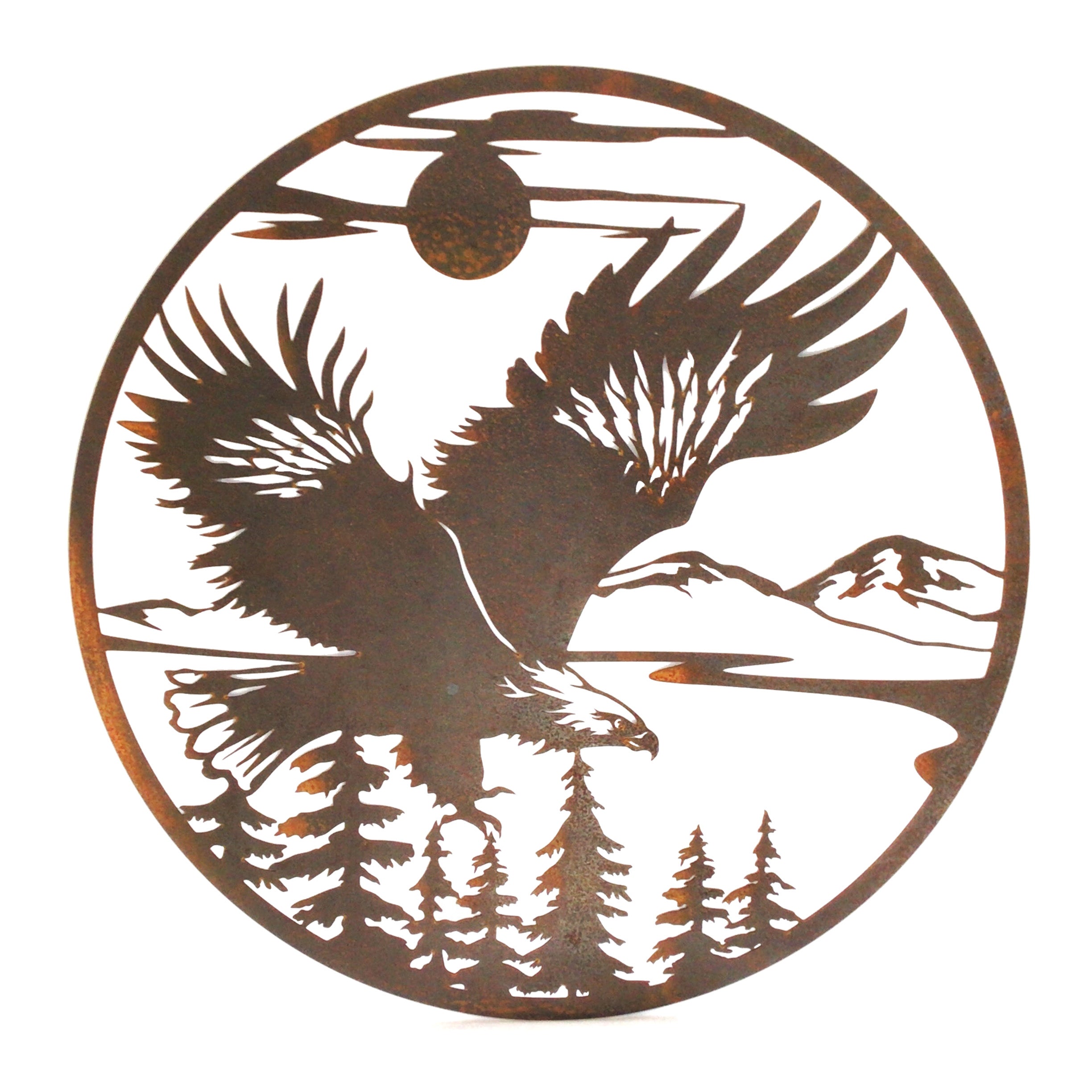 Majestic Eagle - Large wall circle