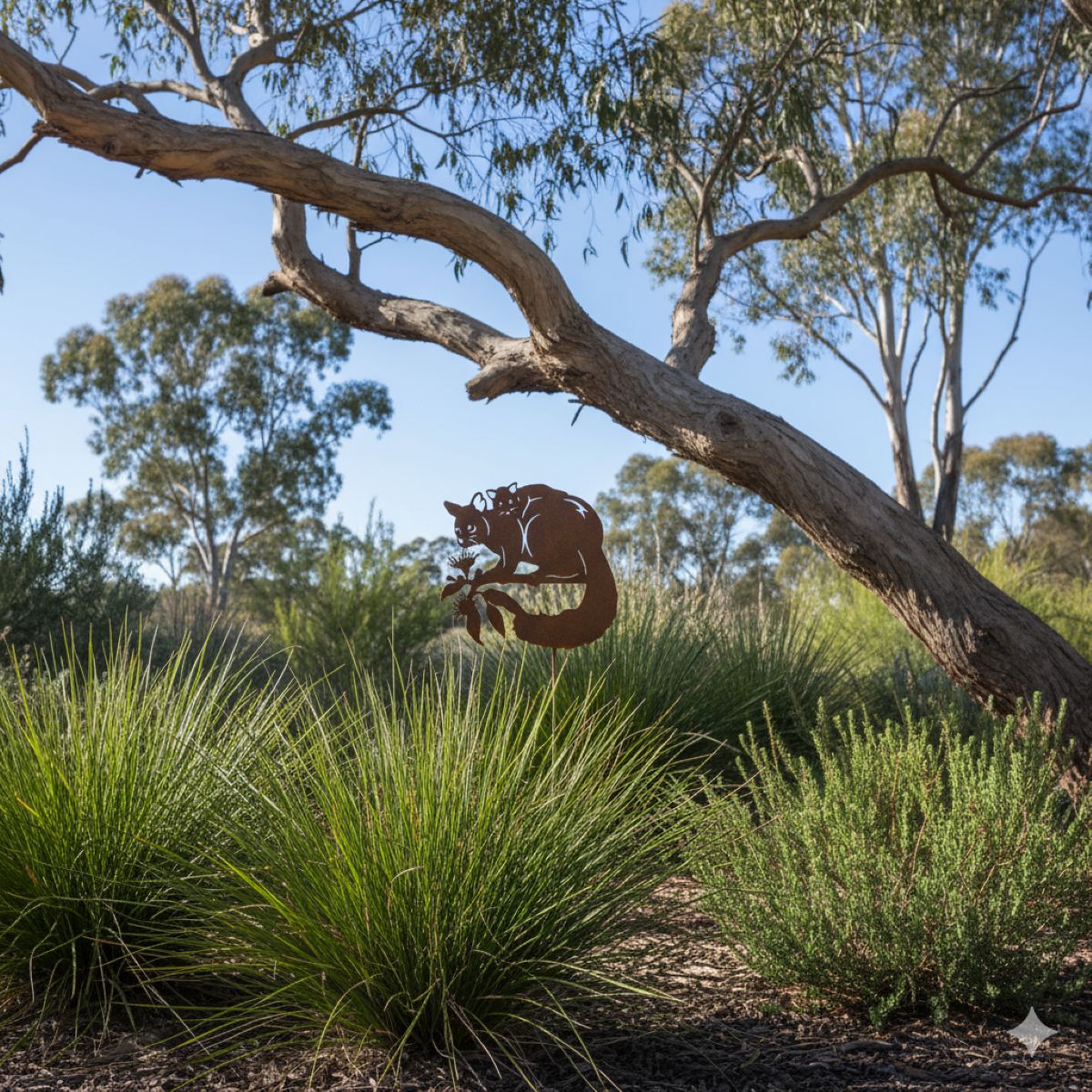 Brushtail Possum with young