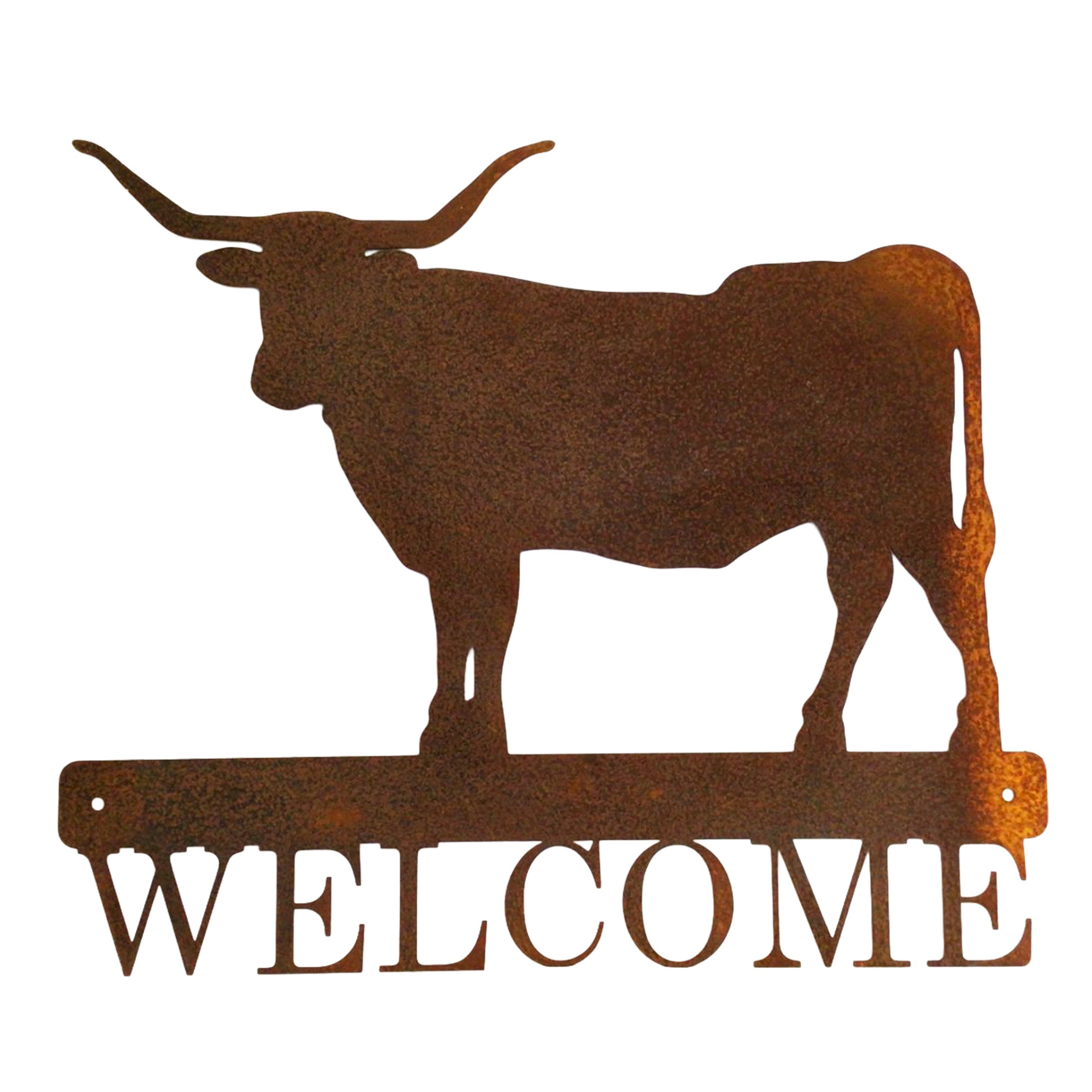 Welcome sign - longhorn