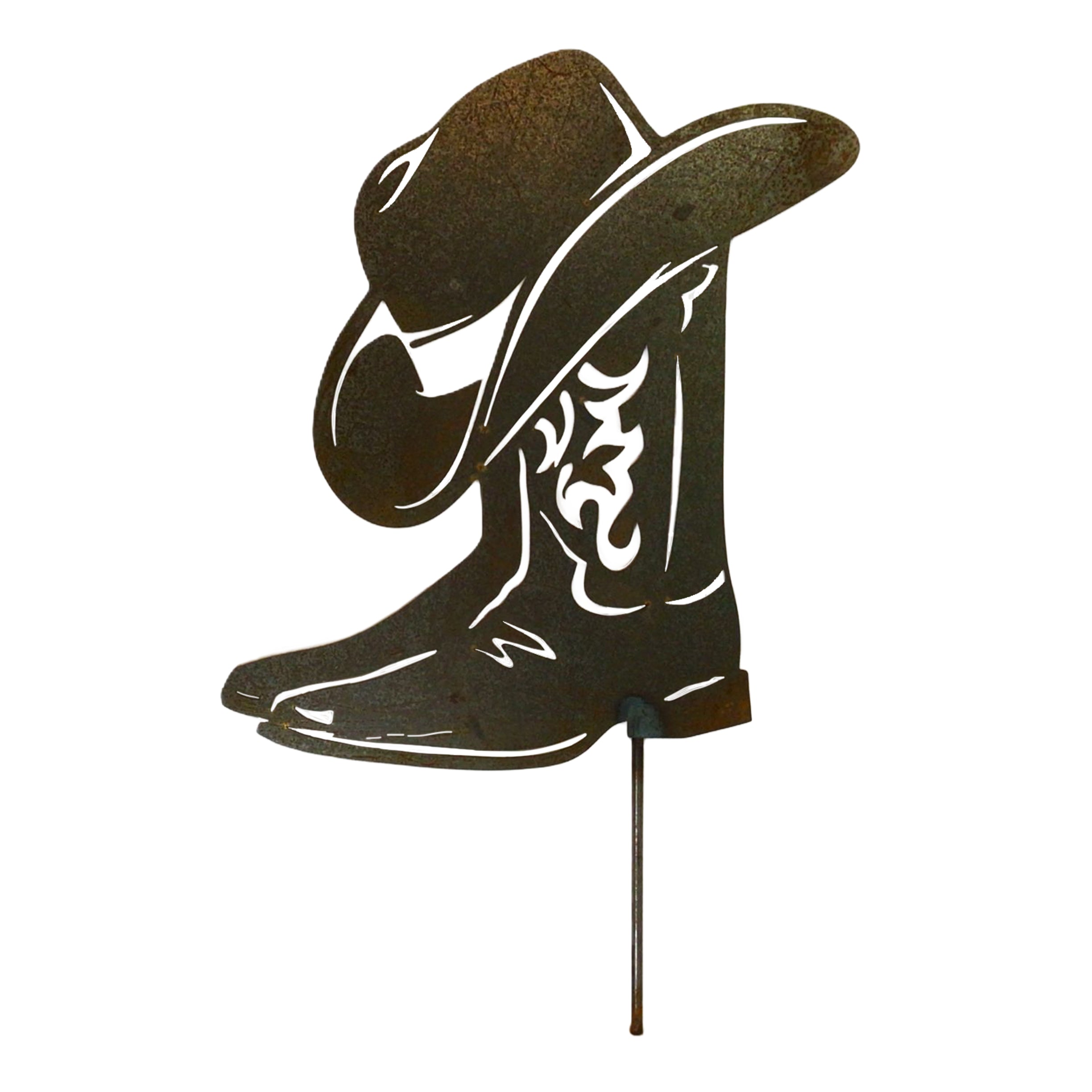 Western boots and hat