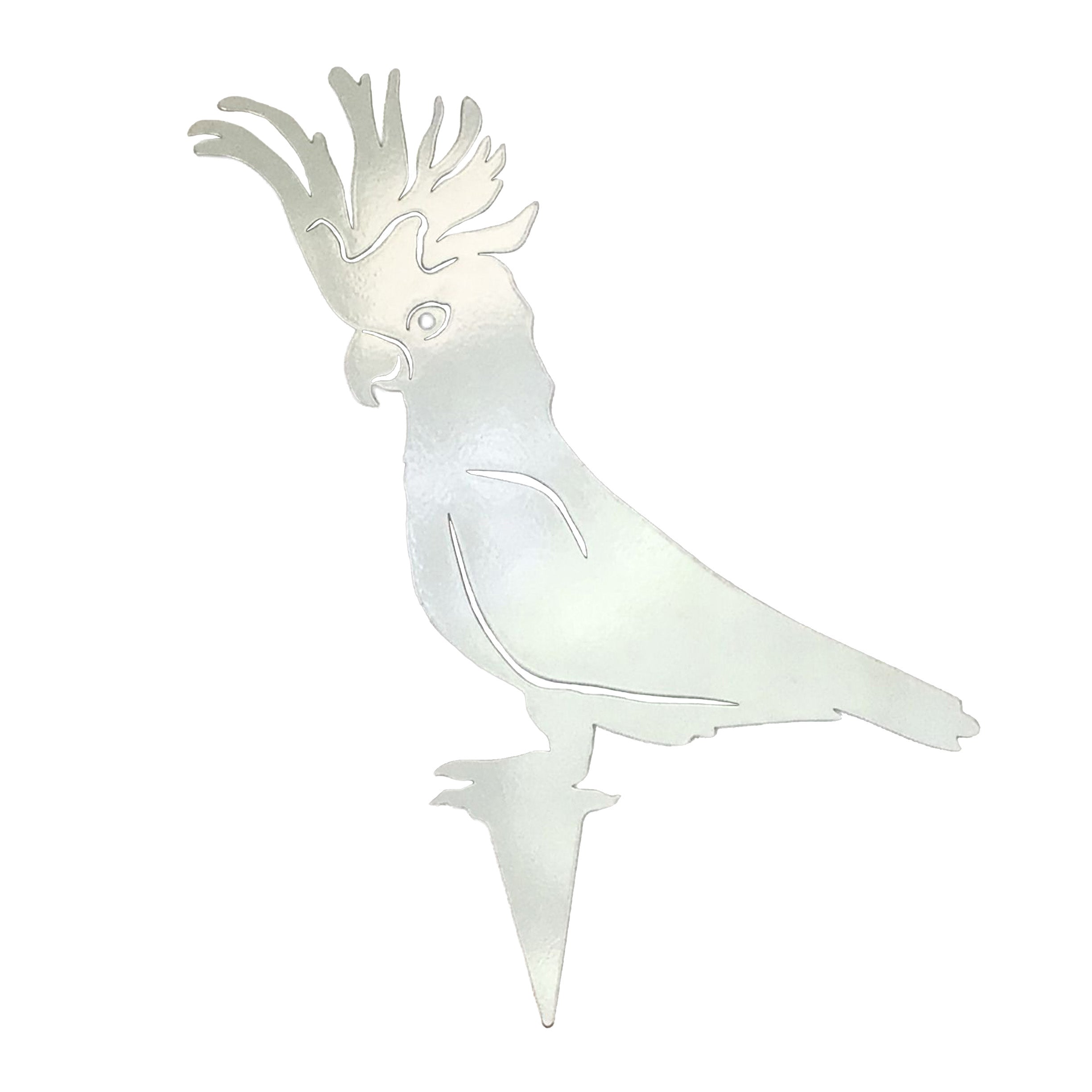 Cockatoo - powder coated white